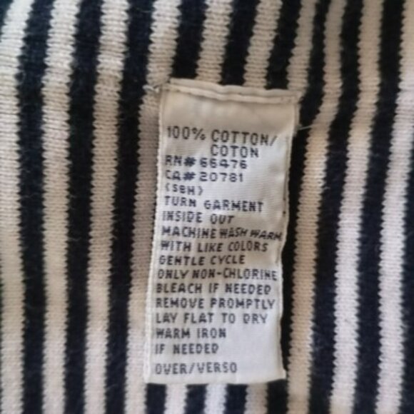 Tommy Hilfiger Cardigan Sweater Womens Navy Blue S Petite 100% Cotton - Picture 3 of 11